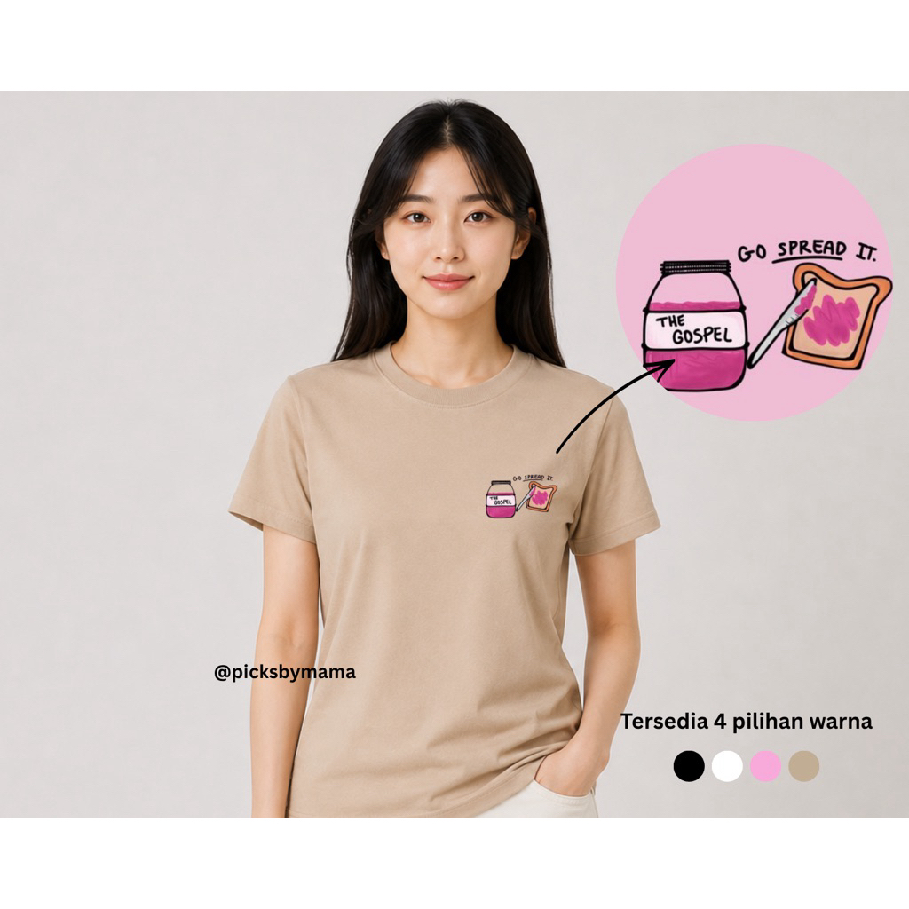 Kaos Premium Rohani Kristen Katholik / Premium Tshirt Rohani Kristen Katholik