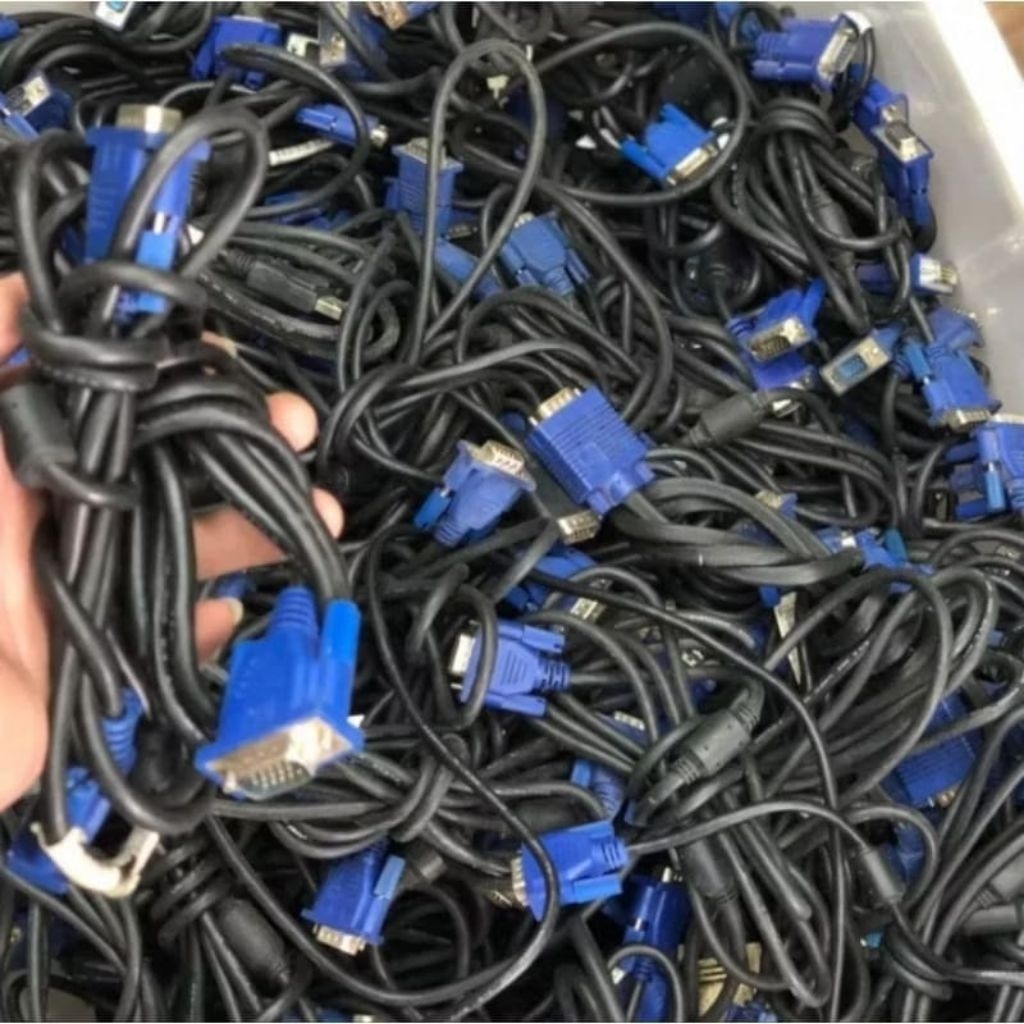 KABEL VGA ORIGINAL BAWAAN DELL LENOVO HP ASUS DLL MURAH BANGET JURAGAN