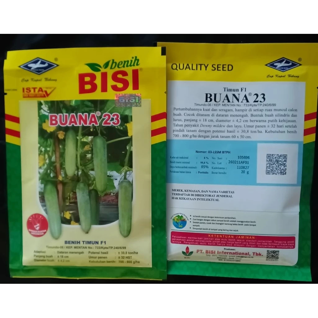 Benih timun baby BUANA 23 (20 gr)