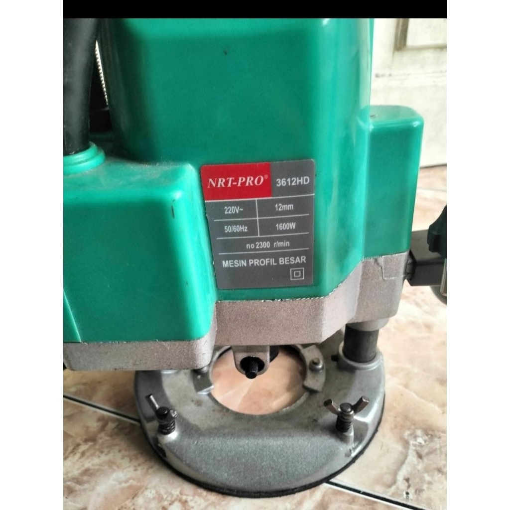 Second profil shock/router NRT PRO type 3612HD normal siap pakai kerja