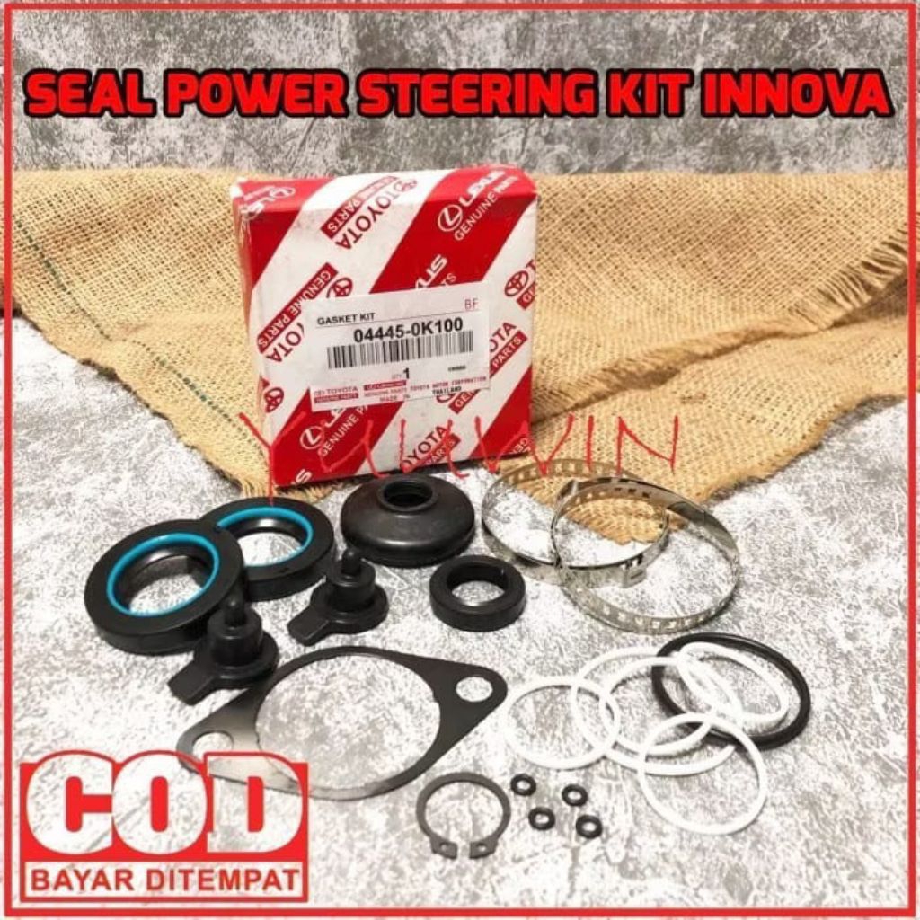 SEAL KIT POWER STEERING INNOVA SEAL POWER STEERING KIT BAWAH INNOVA GARANSI