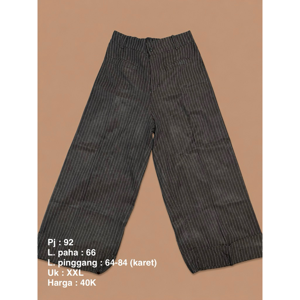 [PRELOVED] Loose pants stripe