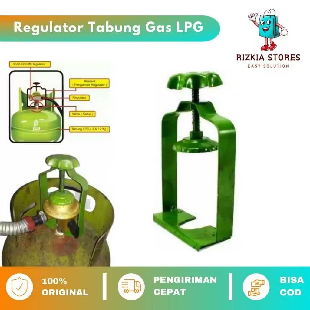 PENGUNCI - PENGAMANAN Regulator Tabung Gas Elpiji Anti Bocor