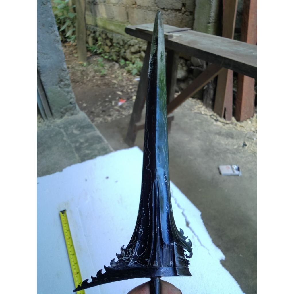 bilah keris bali lurus 40 cm garap standar (ST5)