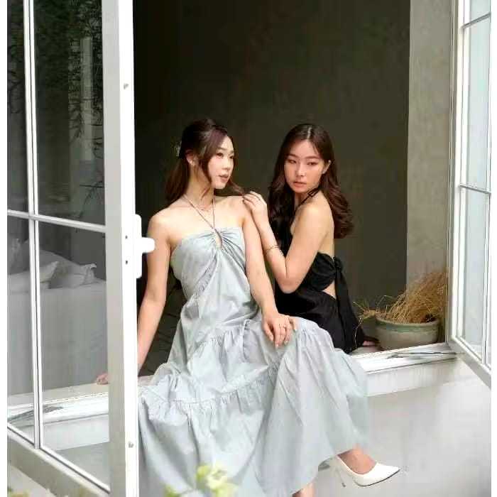 AFFI dress //long dress korea style//sexy dress kekinian//dress s-xxxxl