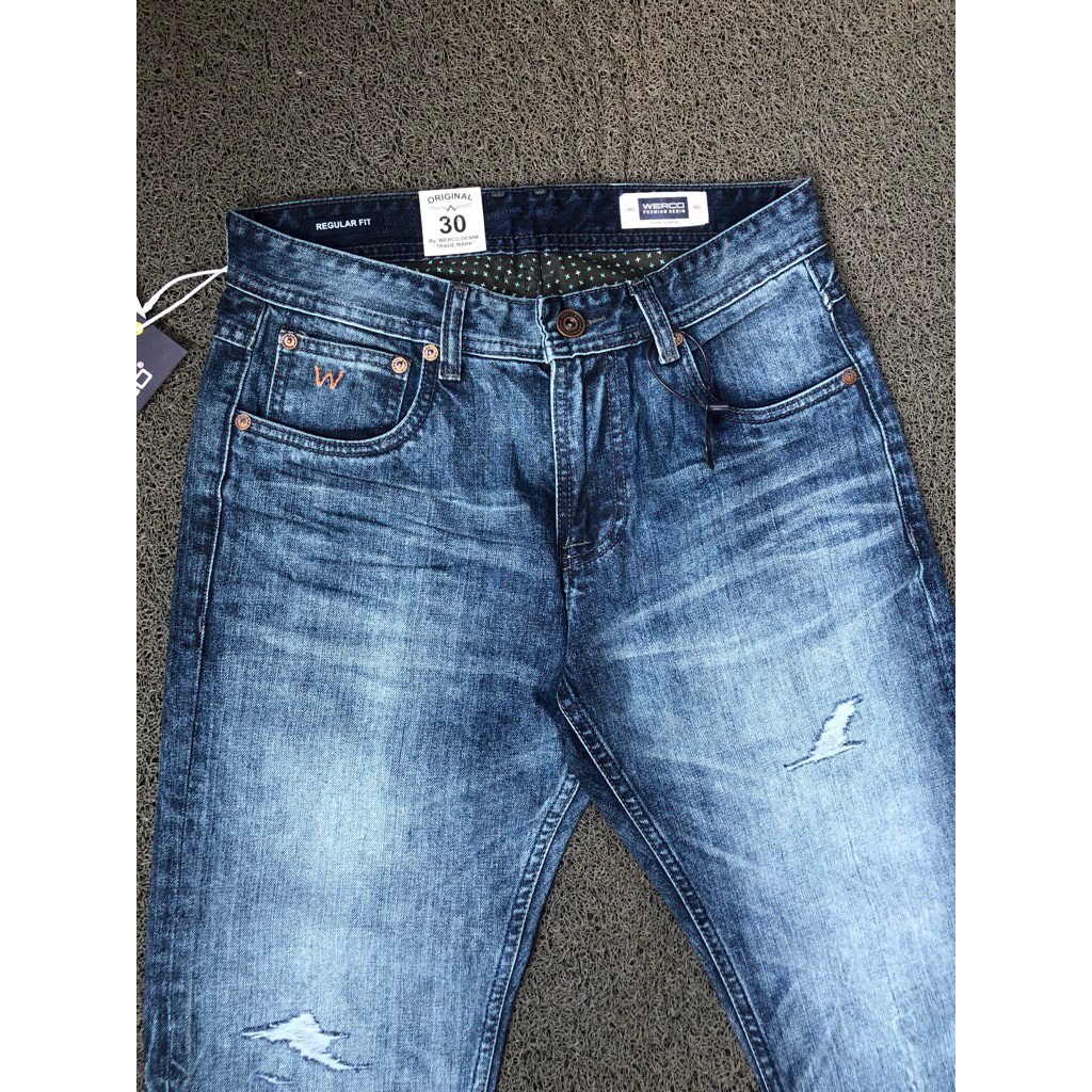 Werco - Basica Men Reguler - Blue Denim Jeans