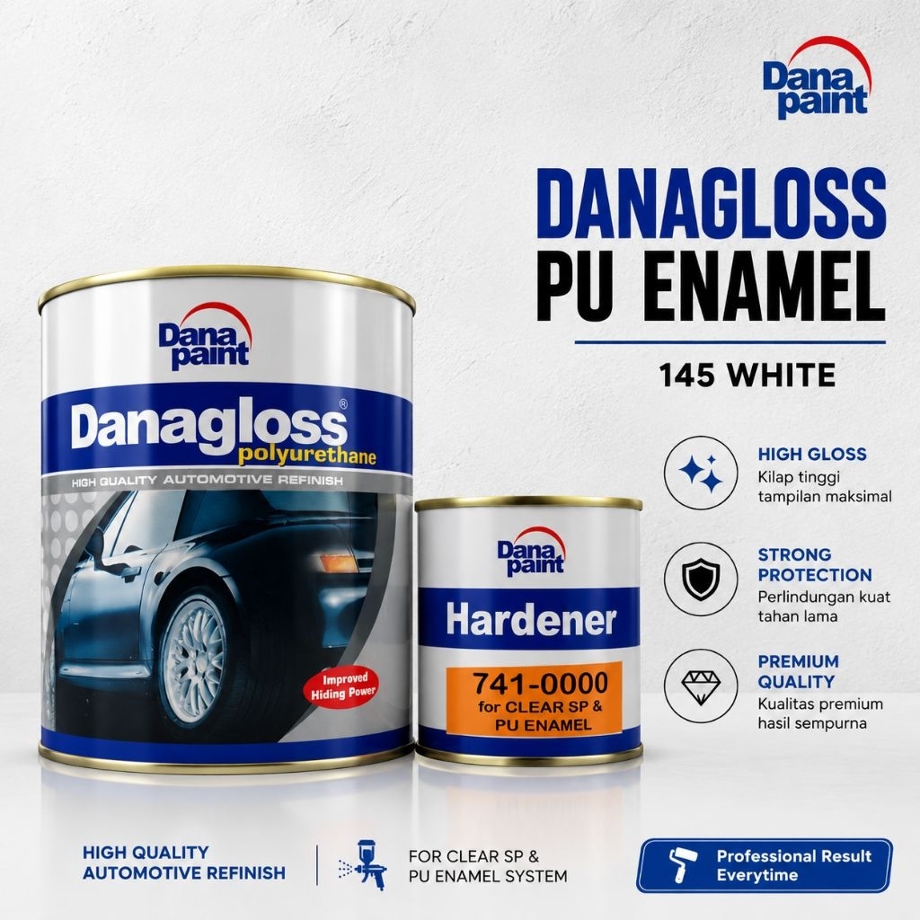 Cat Polyurethane Danagloss Pu Enamel White 145 1 kg