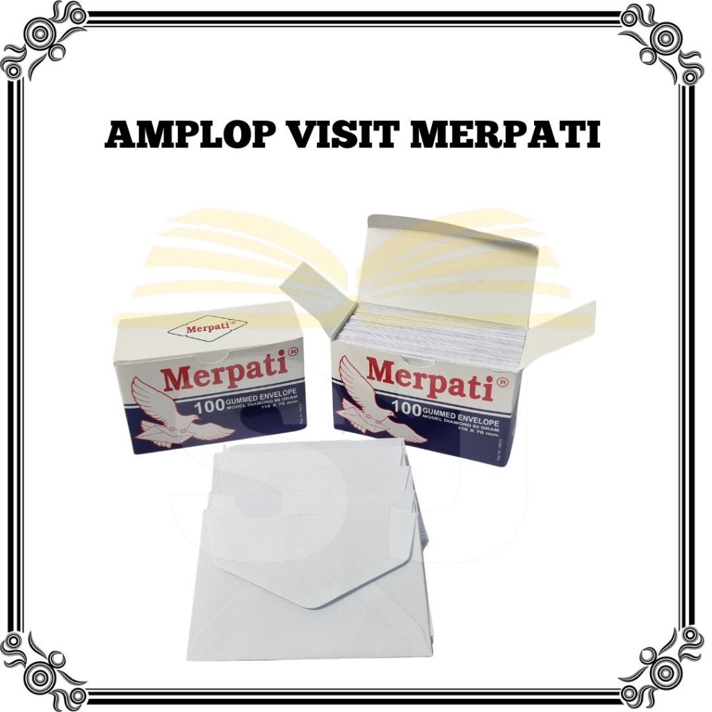AMPLOP VISIT MERPATI | AMPLOP PUTIH KECIL | AMPLOP KECIL MERPATI