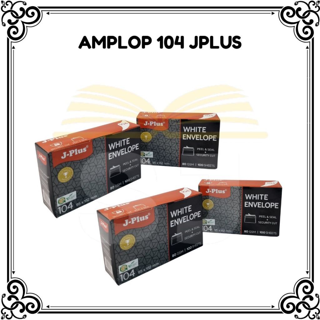 AMPLOP 90 JPLUS | AMPLOP 104 JPLUS | AMPLOP PUTIH TANGGUNG | AMPLOP PUTIH PANJANG