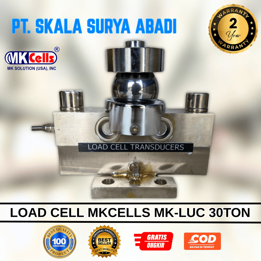 LOAD CELL JEMBATAN TIMBANG 30T / LOAD CELL MK CELL TYPE MK LUC 30T / SENSOR JEMBATAN TIMBANG 30 TON