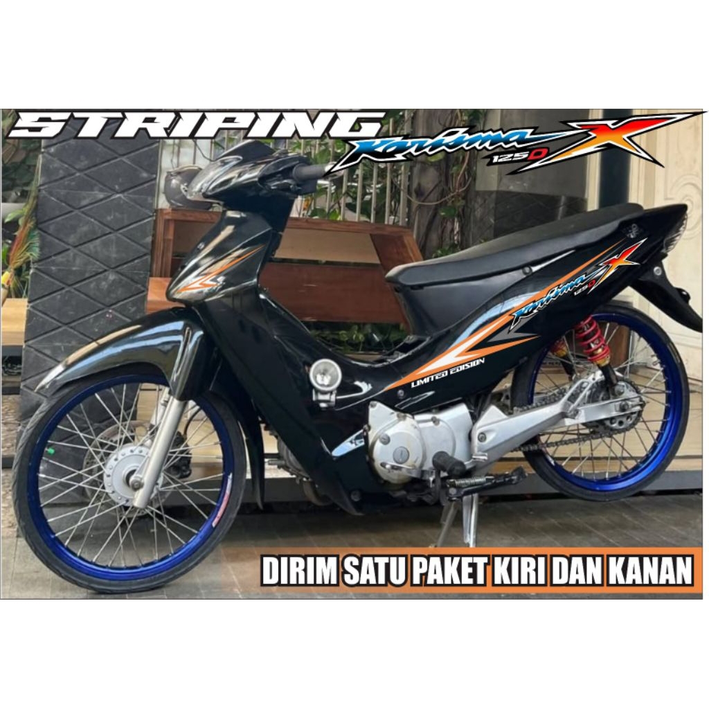 STRIPING STIKER KARISMA X MODEL VARIASI KARISMA D