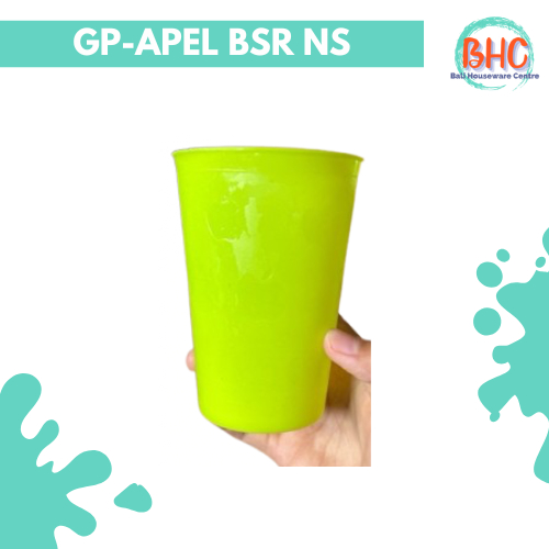 GELAS PLASTIK APEL | GELAS PLASTIK MOTIF APEL