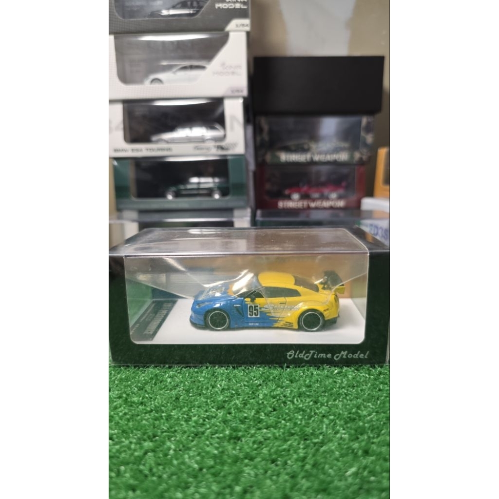 Old Time Model 1:64 Nissan GTR R35 LB Peformance LBWK Spoon Livery All Open Parts Sealed with Protek