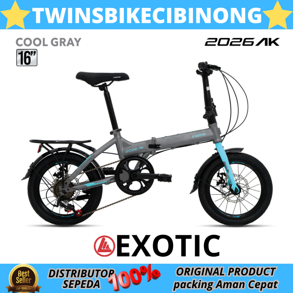 Sepeda lipat 16 dan 20 EXOTIC 2026 AK