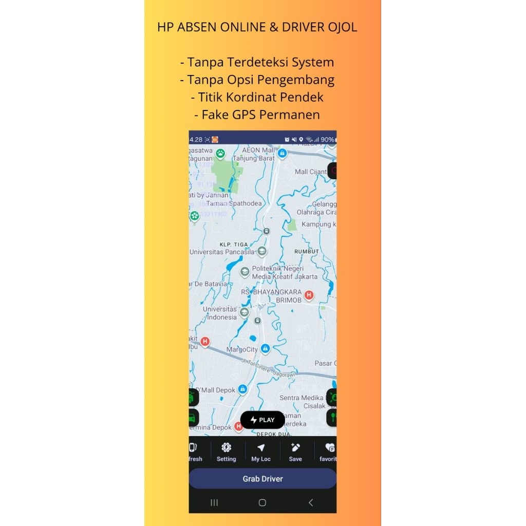 Jual Fake GPS Kordinat Pendek