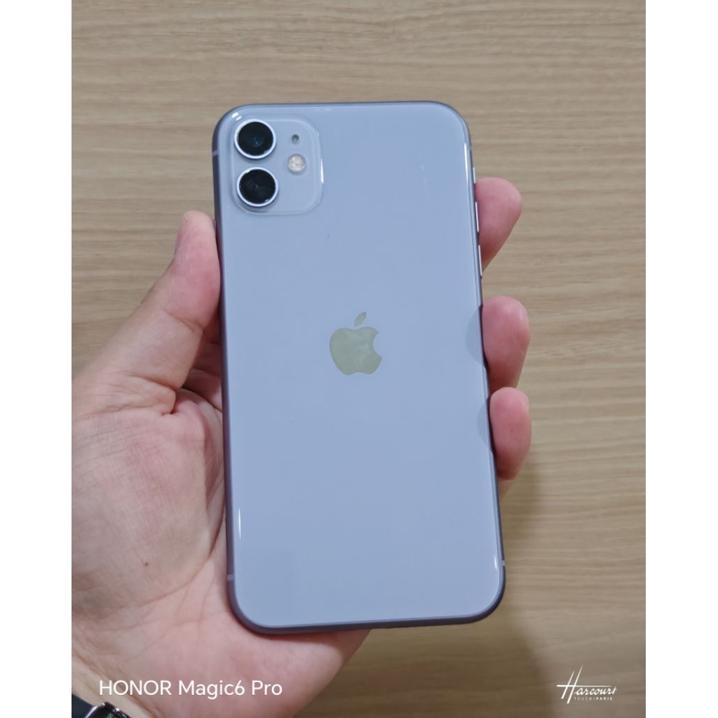 apple iphone 11 128gb purple bh73% fullori permanen