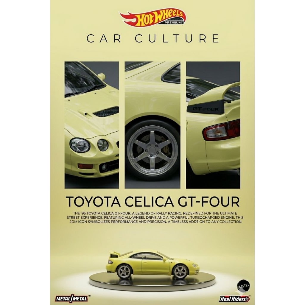 hot wheels premium Celica GT four