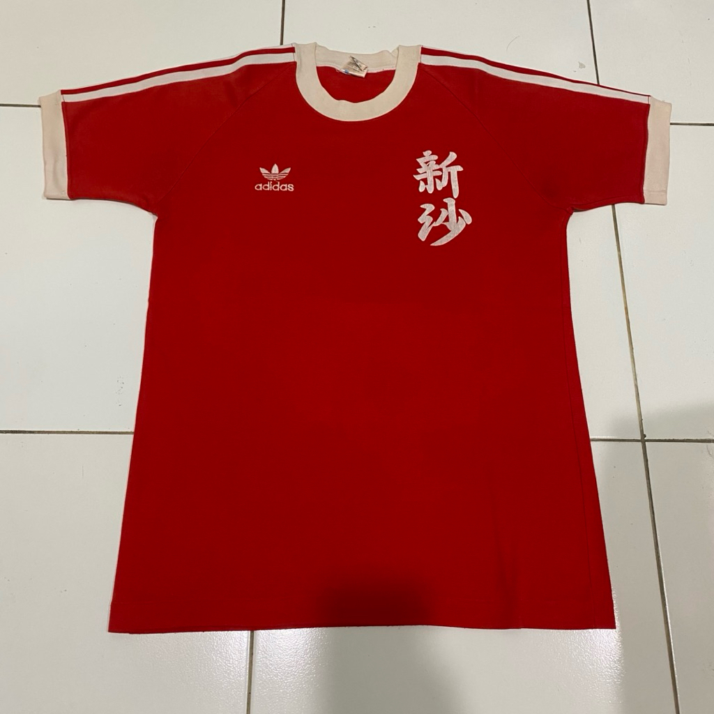 Tshirt kaos jersey bola vintage adidas classic Xinsha Port China