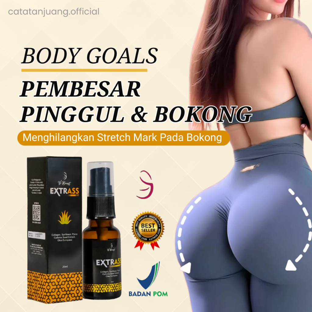 Spray Premium Extrass Pemutih Bokong Pengencang Bokong Alami Pemutih Area Lipatan Orignal Bpom