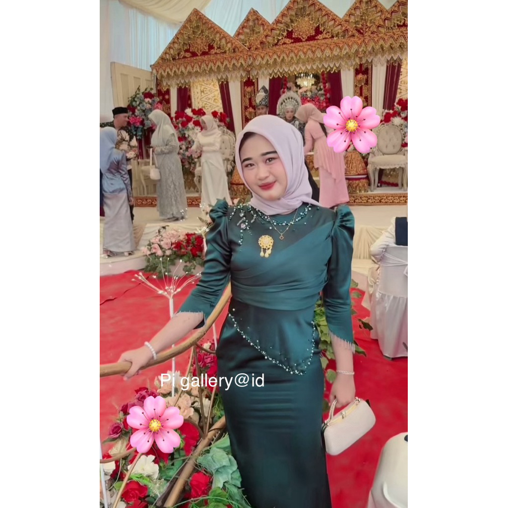 ELRUMI dress duyung Mewah//dress kondangan//dress wisuda