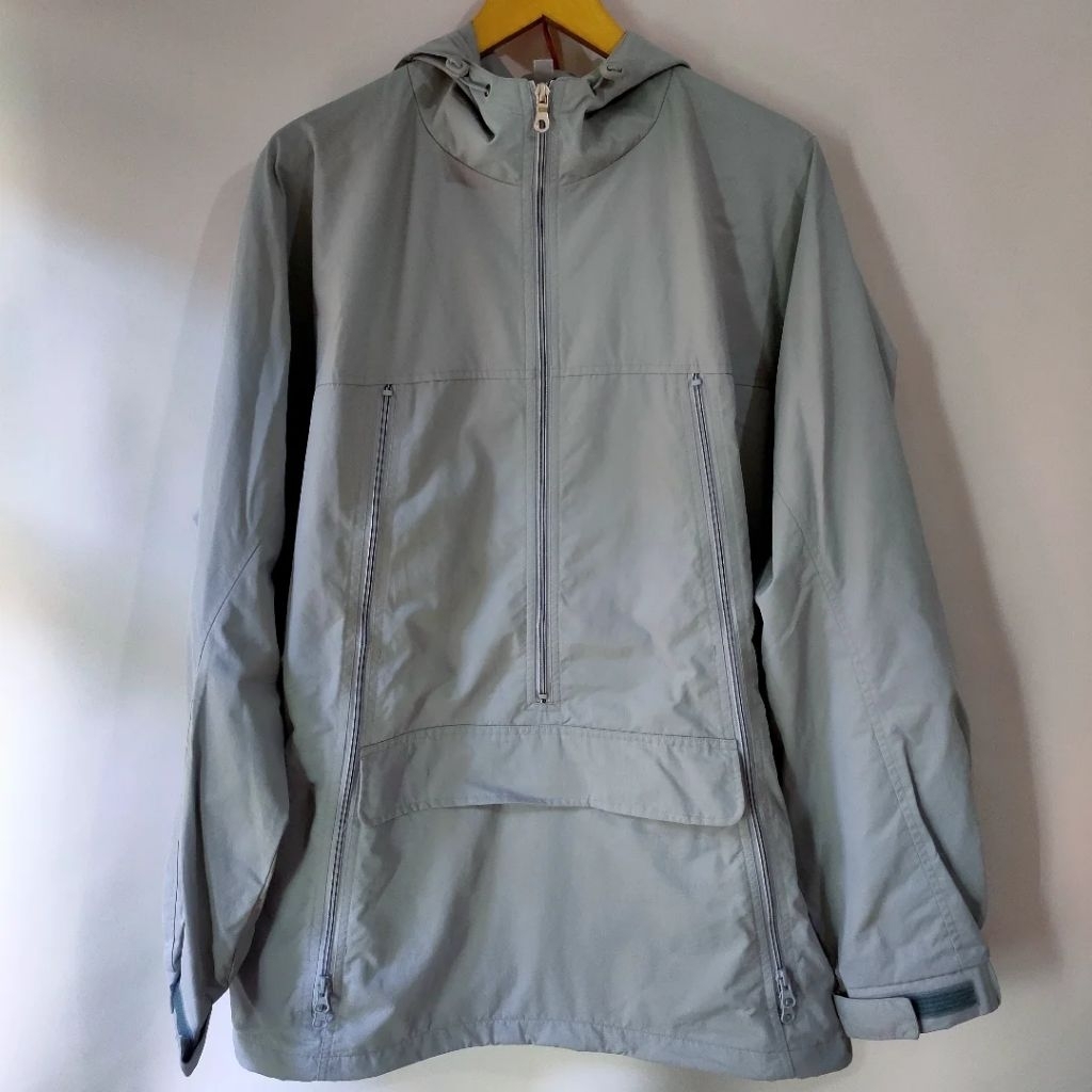 Uniqlo Anorak Cagoule Jacket Light Grey sz XXL JK33