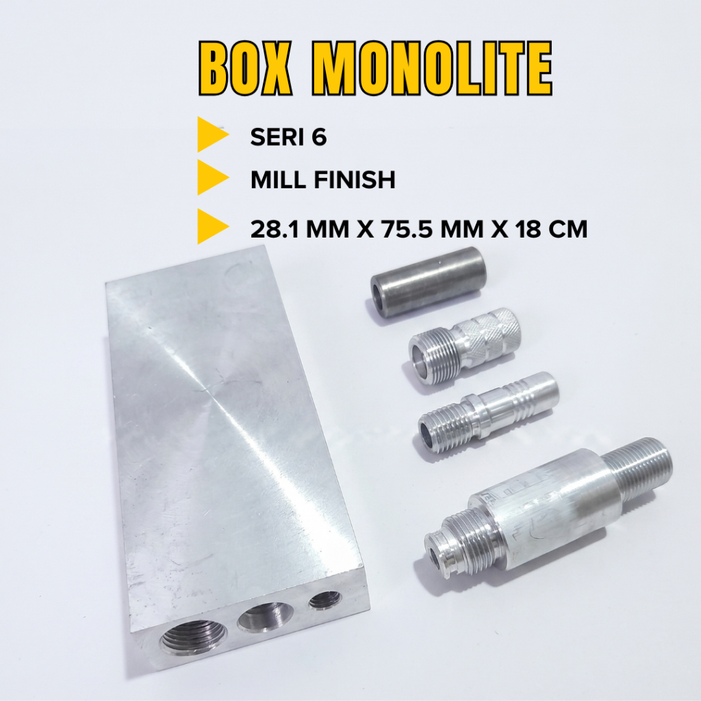 Box Chamber Monolite Bahan Mentah Dural 6061