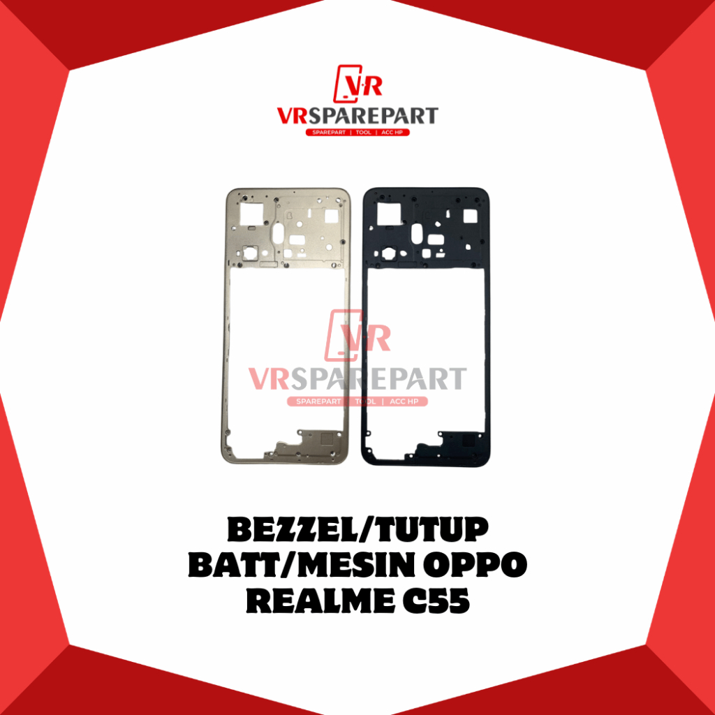 TUTUP BATERAI OPPO REALME C55 / TUTUP MESIN / BATRE