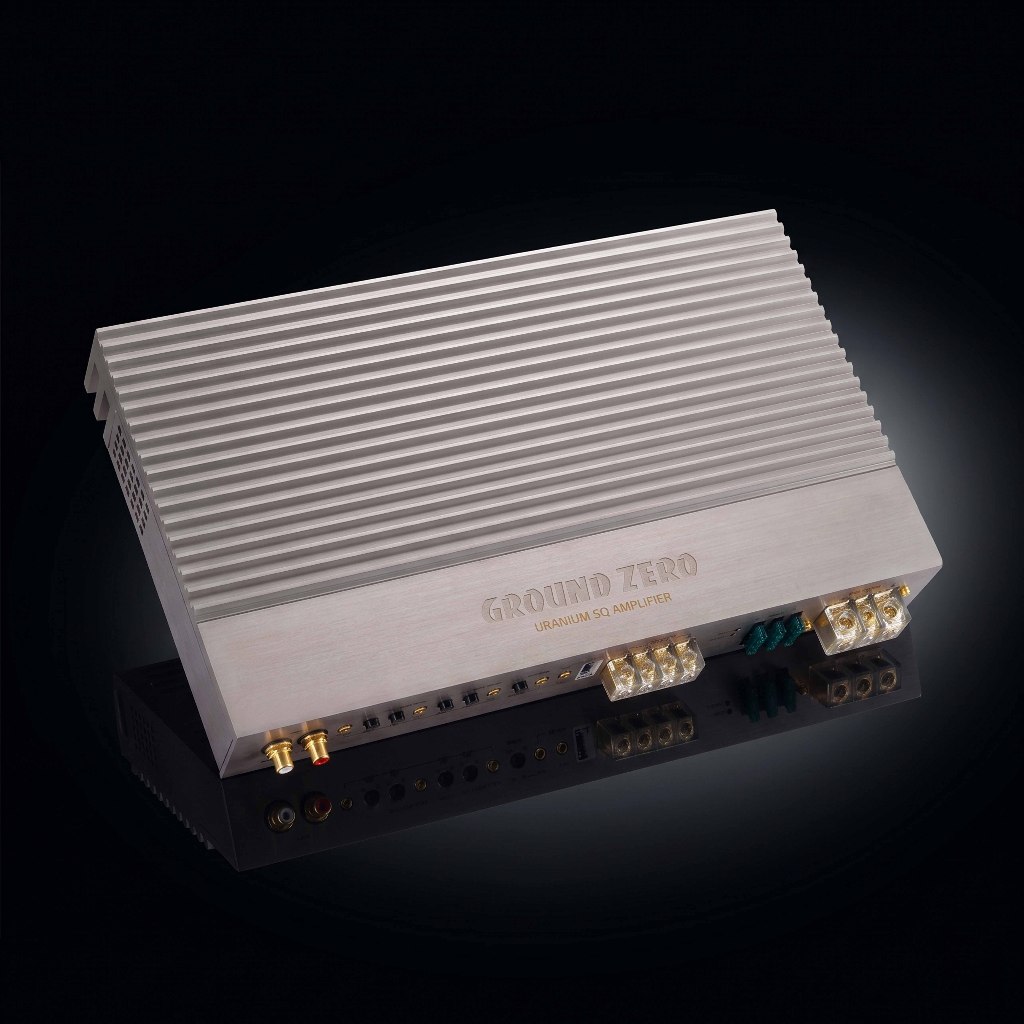 Power Amplifier Audio Mobil Ground Zero GZUA 2SQ Uranium Series 2 Channel SQ Class AB High Performan
