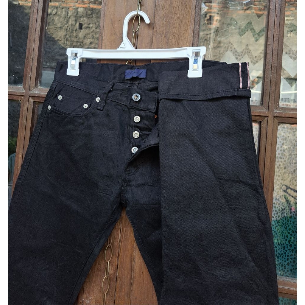 Japan Selvedge Denim Jeans Fire Service Mens Sz 31 Jpn