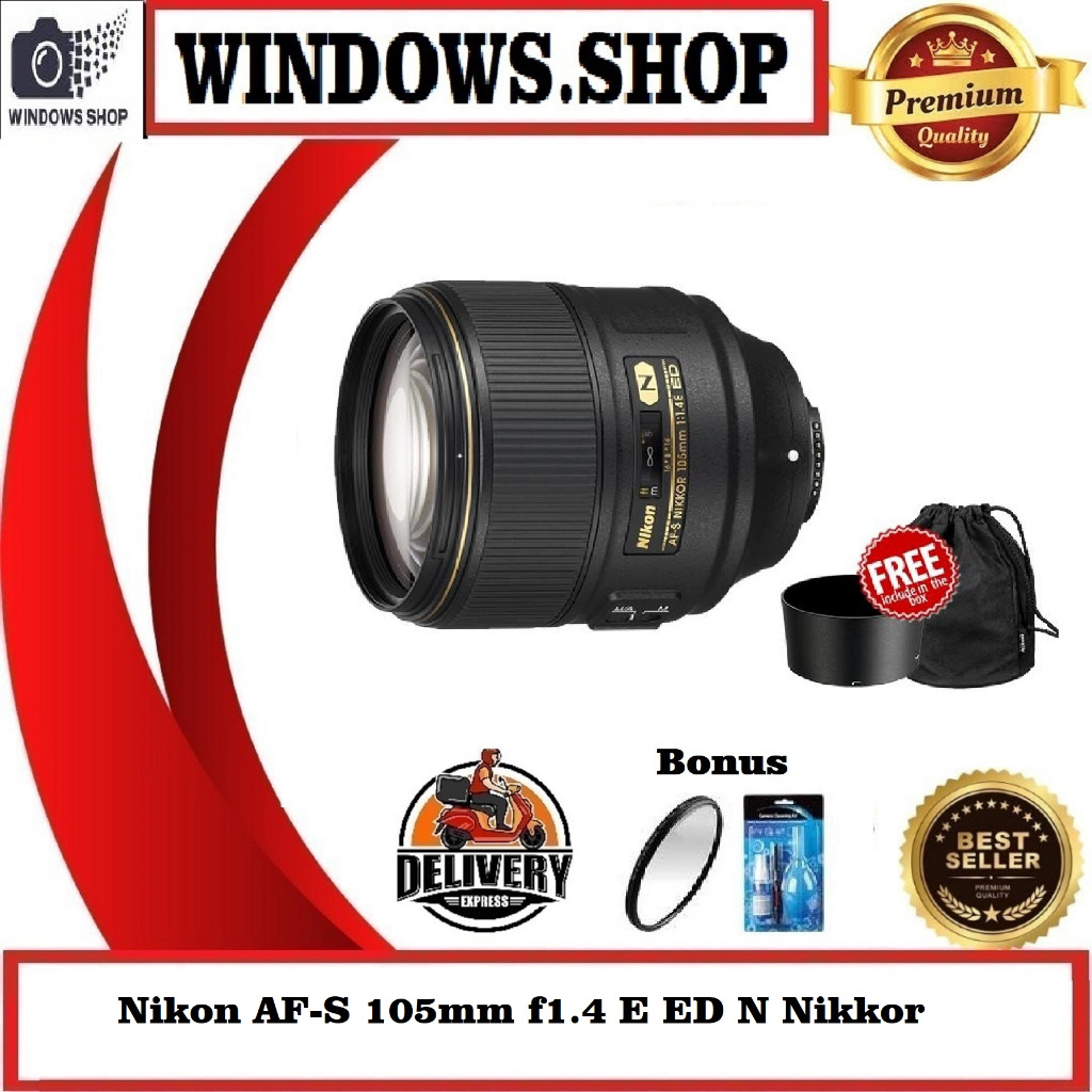 Nikon AF-S 105mm f/1.4 ED N  nikon af-s 105mm f1.4 ed n