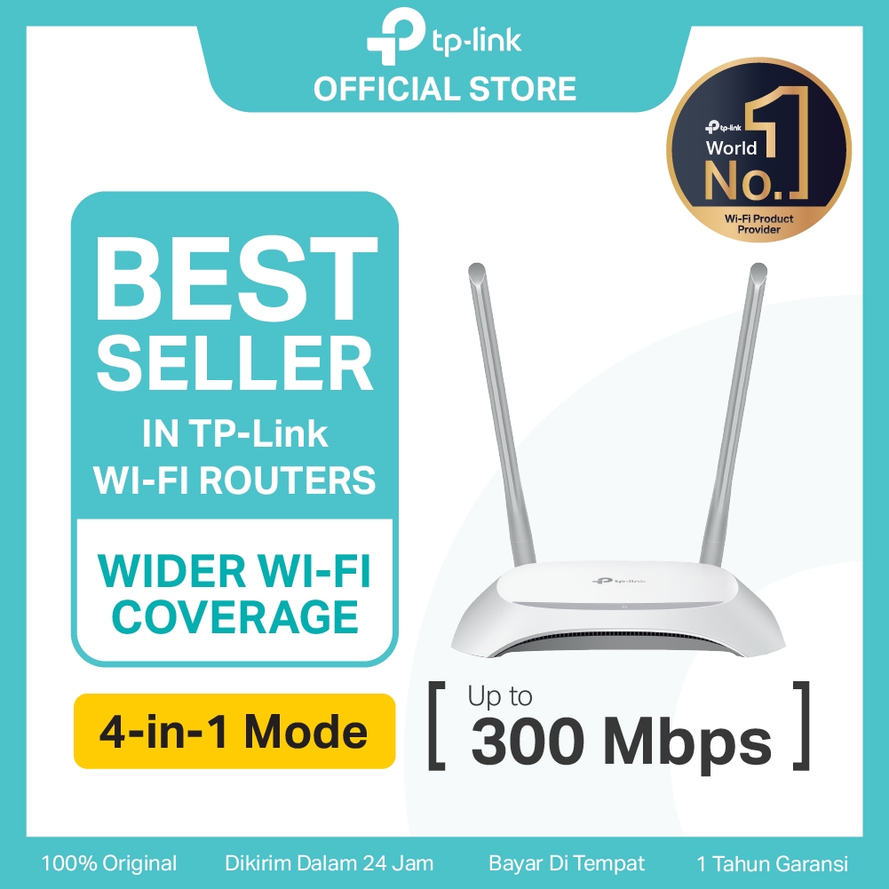 TP-Link TL-WR840N | 300Mbps WiFi N Router I IPv6 IPTV | Router | Access Point | Extender | WPA3