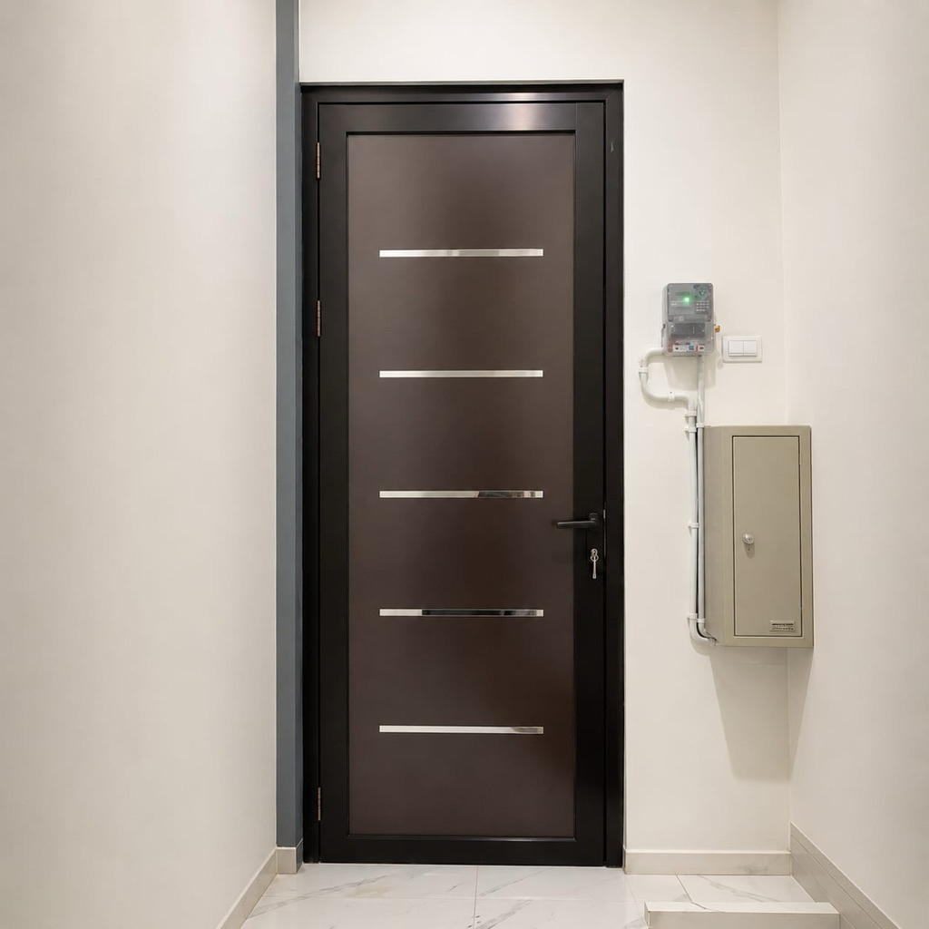 PINTU ALUMINIUM TIPE SOLANA 210 x 90 cm