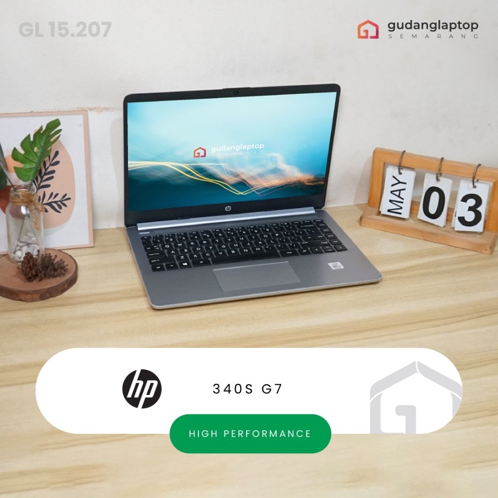 HP 340S G7 Intel Core i7 - 1065G7 8/512 Webcam, WiFi, Bluetooth | GL15207
