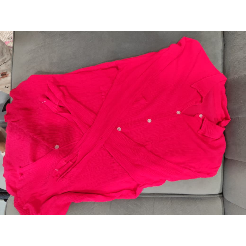 Pink Fanta Outer / Kemeja All size  Preloved