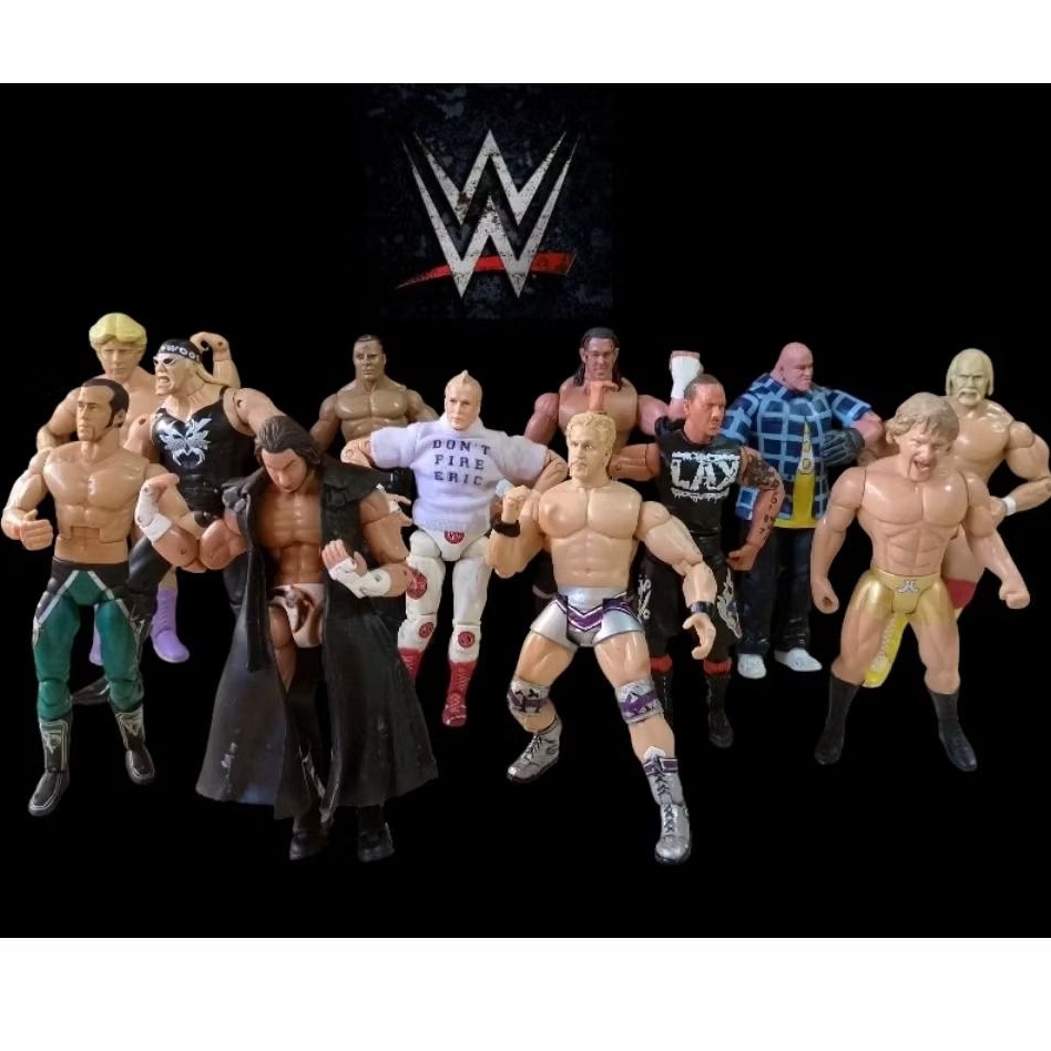 Action figure WWE brand Mattel, jakks pasific second, marvel