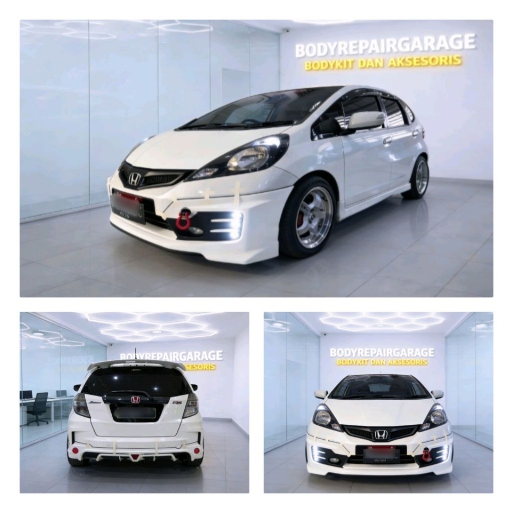 Bodykit honda jazz ge8 mugen rs 2013 add on plastik abs free ongkir