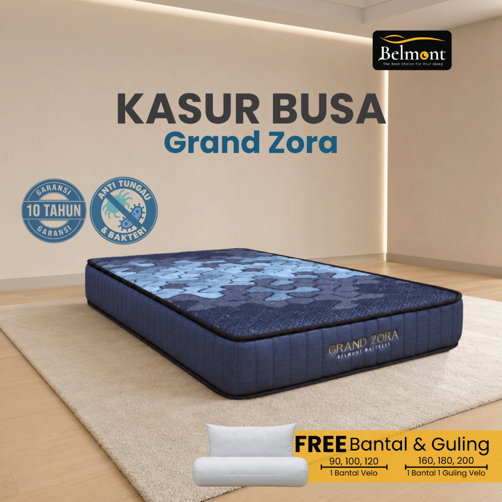 Belmont Grand Zora Kasur Belmont Original , Empuk ( Kasur Vakum )