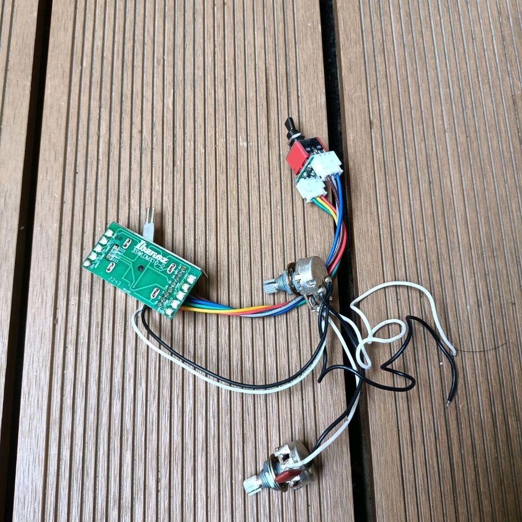 Wiring Switch 5 Way Dynamix10 DMX10 Gitar Ibanez AZ Untuk Pickup HH