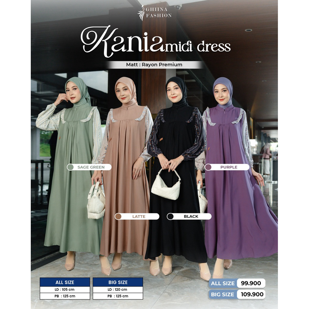 KANIA MIDI DRESS//GHINA FASHION//
