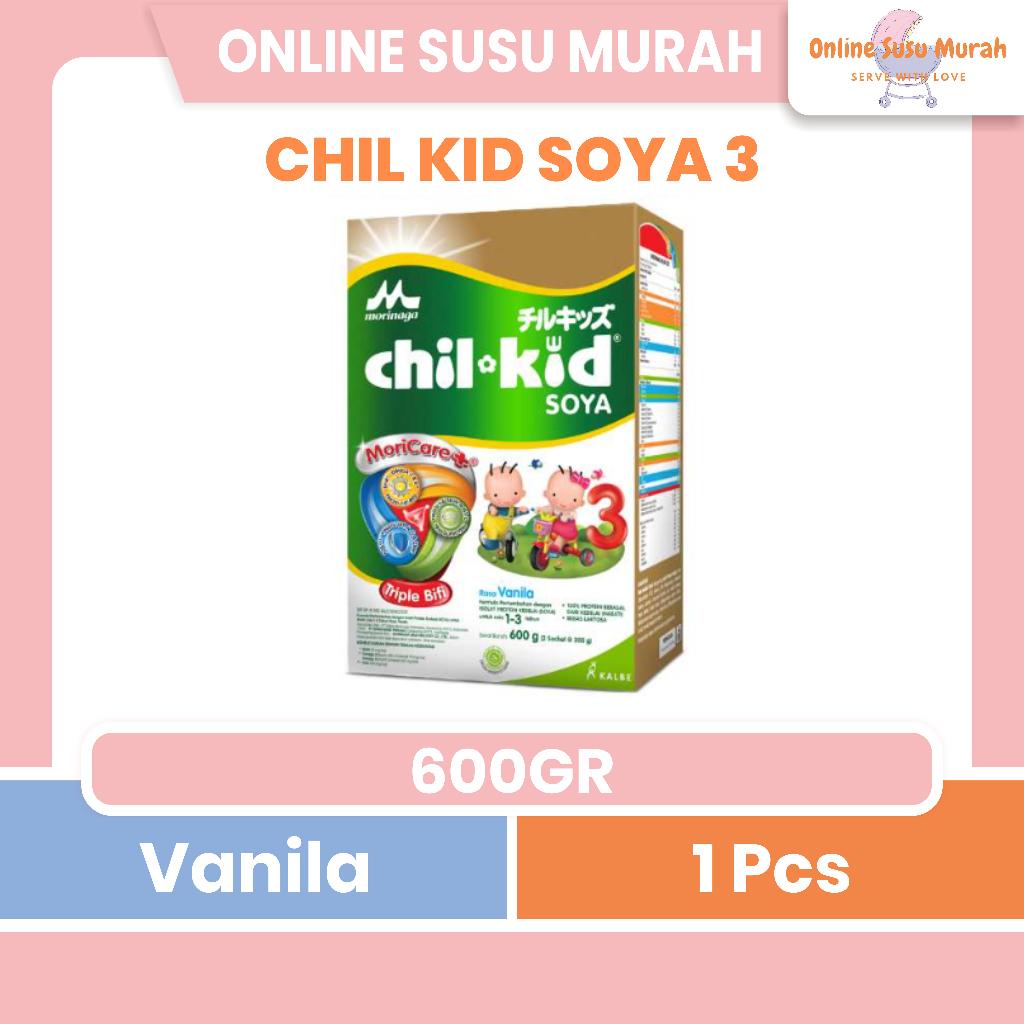 CHILKID SOYA VANILA 600 GR CHIL KID SOYA ALERGI 600GR MORINAGA SSKD