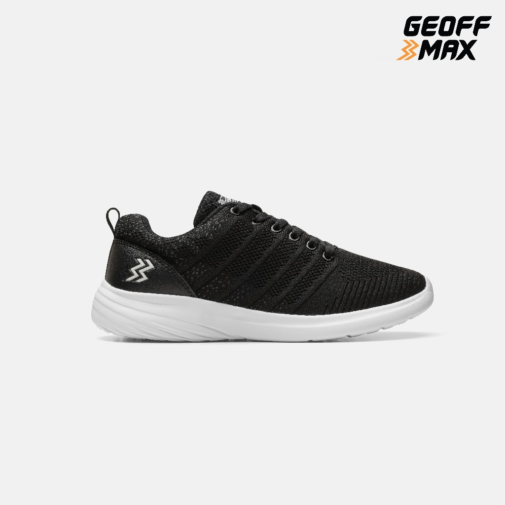 Geoff Max -  AT-693 Black White  Sepatu Olahraga Pria Wanita