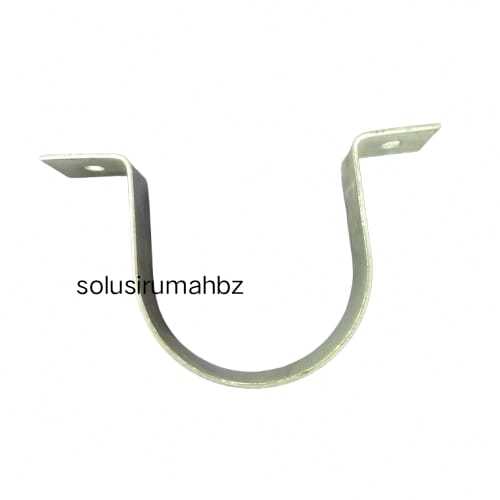 KLEM U PLAT 3" PLAT TEBAL KLEM PIPA T 1.2 MM