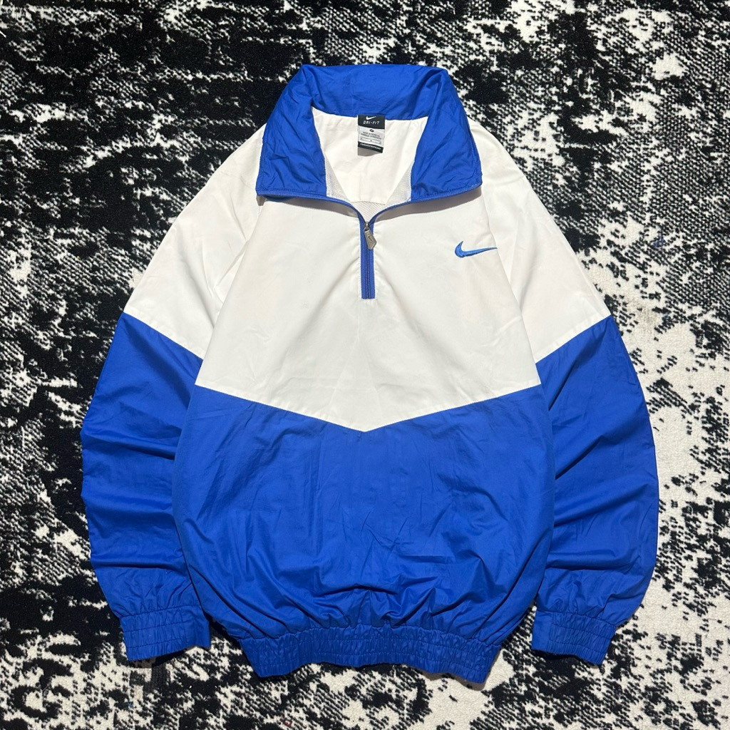 Windbreaker Nike Halfzip Jacket Colorblock Vintage