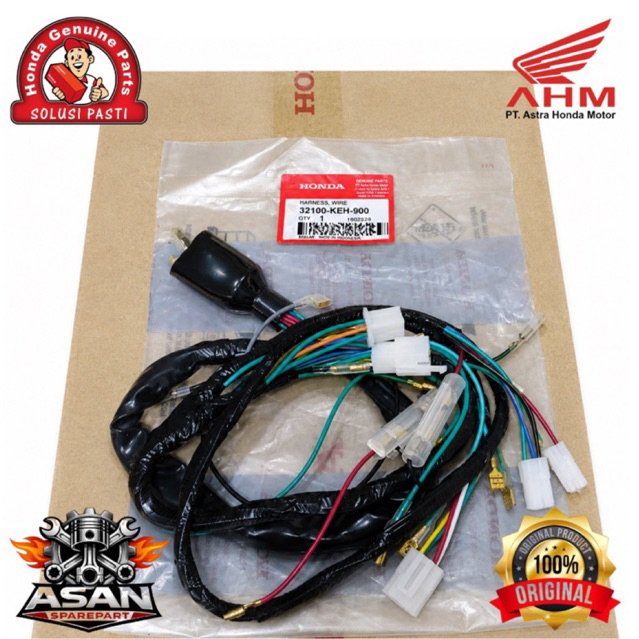 Kabel Body Harness Wire 32100-KEH-900 Gl Pro Neotech Megapro Lama Old Non Stater Original AHM