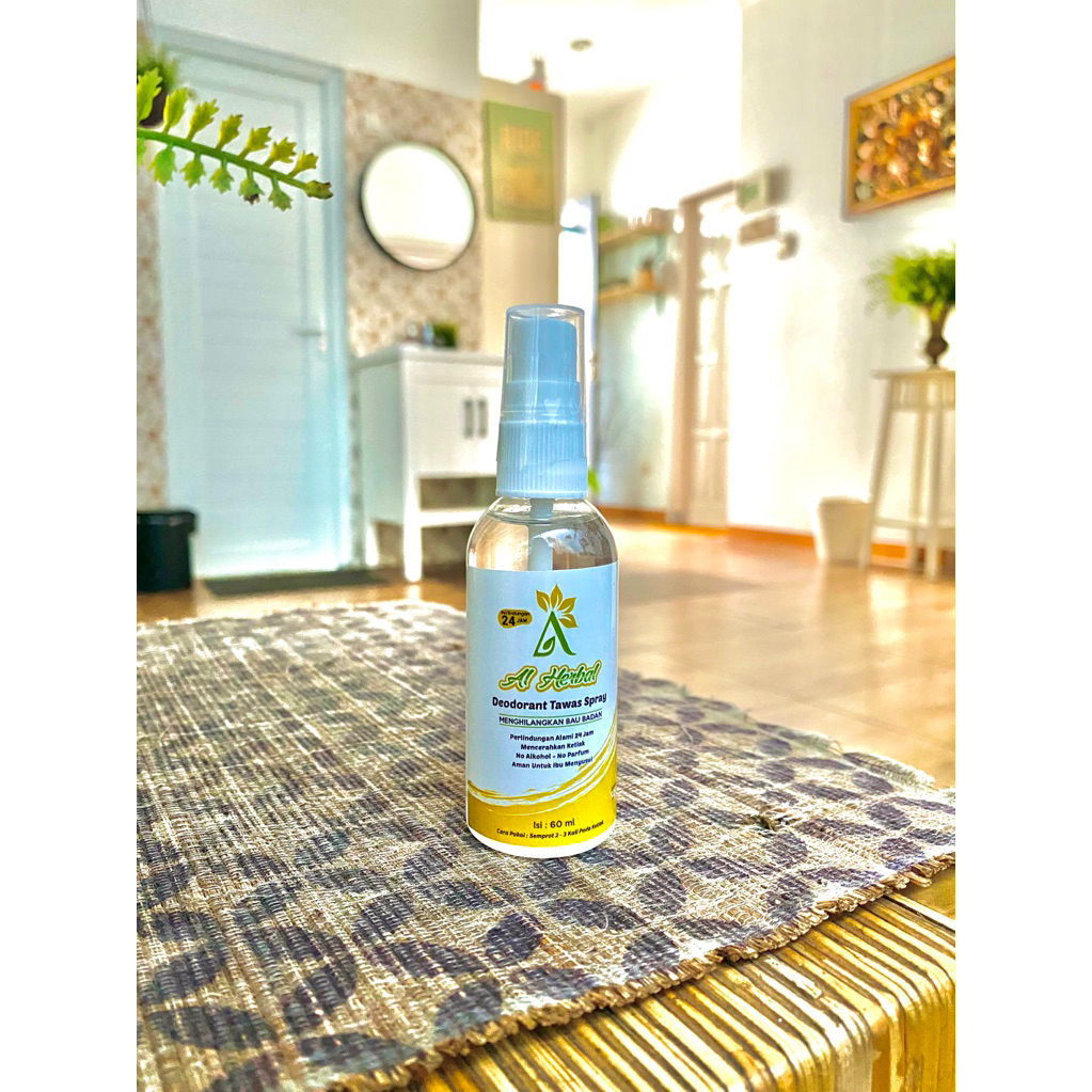 Deodorant Tawas Spray Murni 60ml Al Herbal