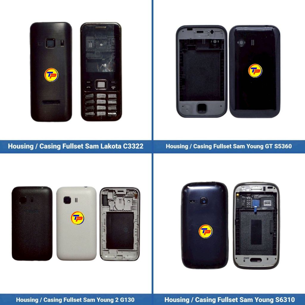 Housing - Casing Fullset Samsung Lakota C3322 - Young GT S5360 - Young S6310 - Young 2 G130
