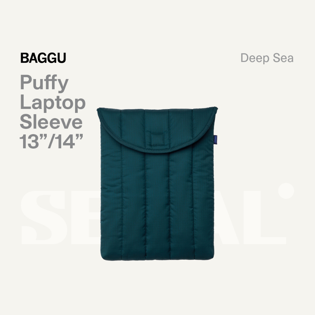BAGGU - Puffy Laptop Sleeve 13"/14" - Deep Sea