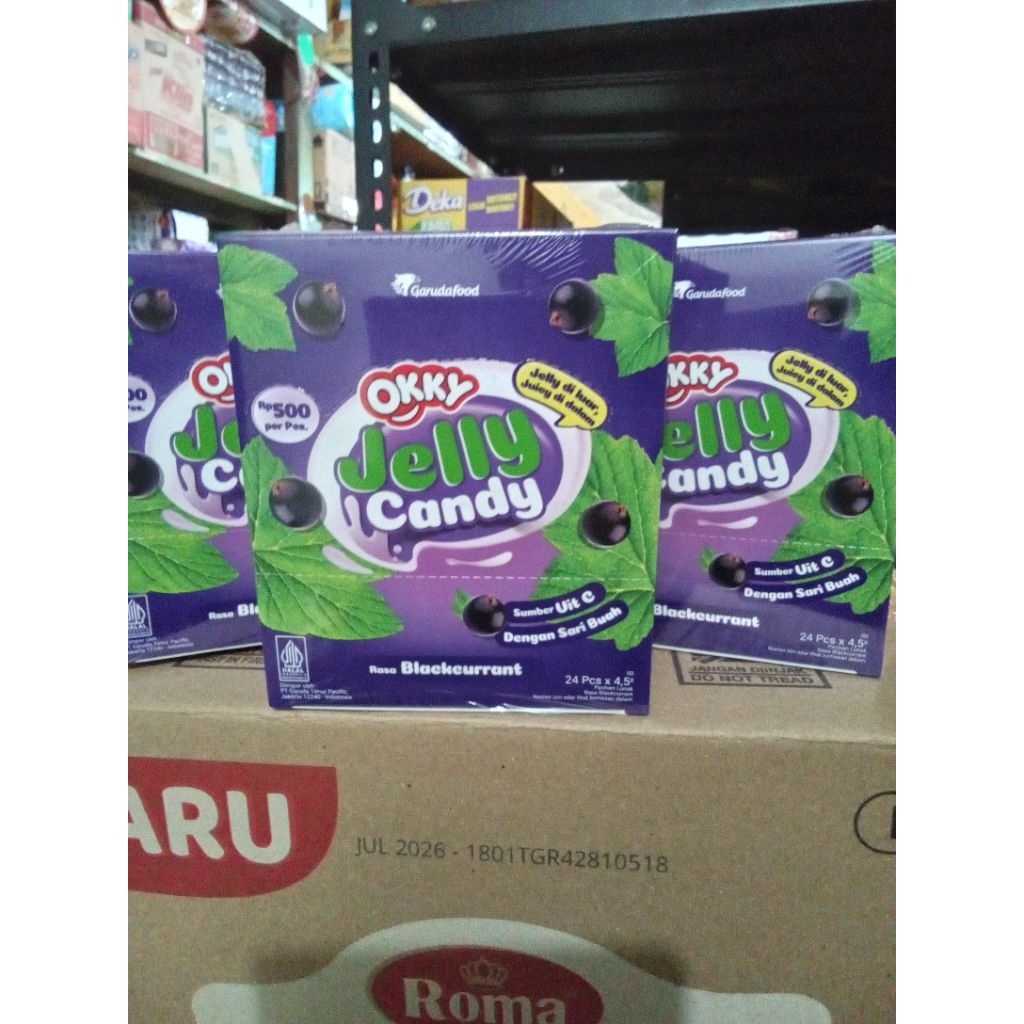 Okky Jelly Candy Rasa Blackcurrant