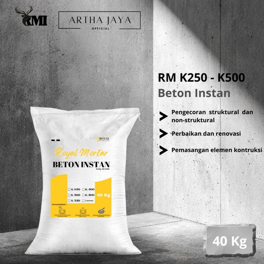 K250 - K500 | Beton Instan | Royal Mortar | Semen Instan
