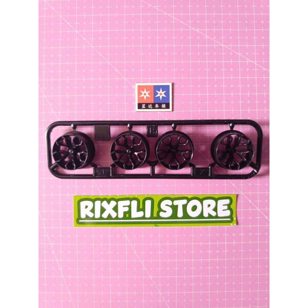 Velg Tamiya KIT DAXING Series BLACK SABER PREMIUM Model Y SPOKE Ukuran MEDIUM Part Copotan KIT DAXIN
